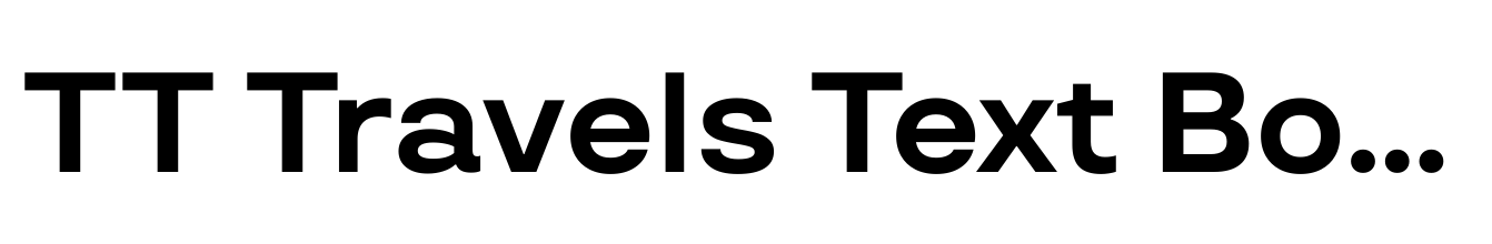 TT Travels Text Bold